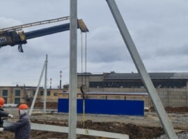 Установка опоры под СИП